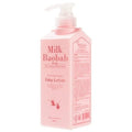 Milk Baobab baby lotion in a 500ml pump bottle with natural plant oil formula