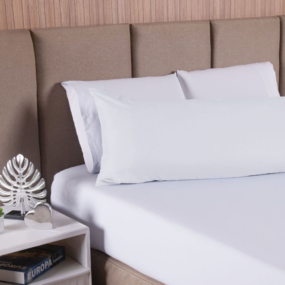 Long microfiber body pillow cover with a convenient zipper closure for everyday comfort — view 5