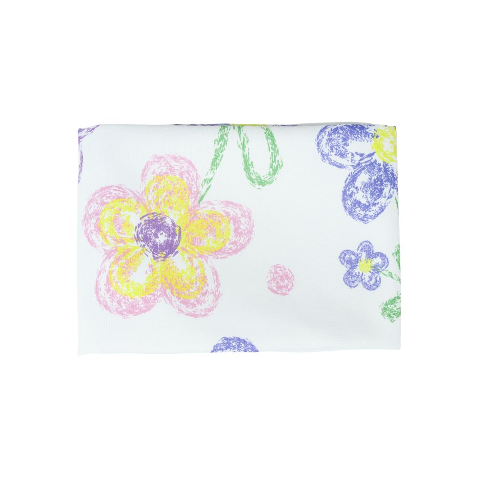 Printed microfiber body pillowcase with secure zipper closure folded neatly for modern bedroom decor styling — view 3
