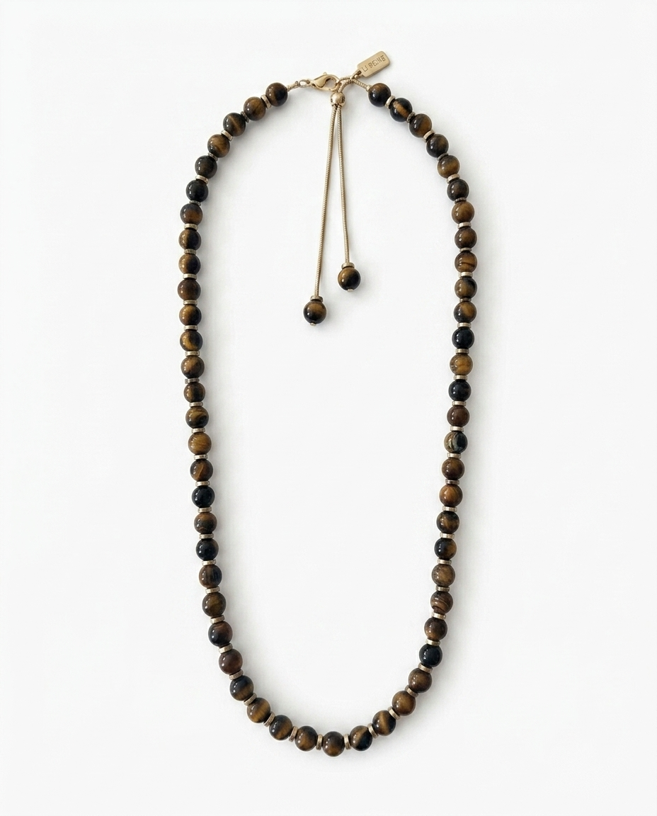 Luna Necklace Tiger Eye-0