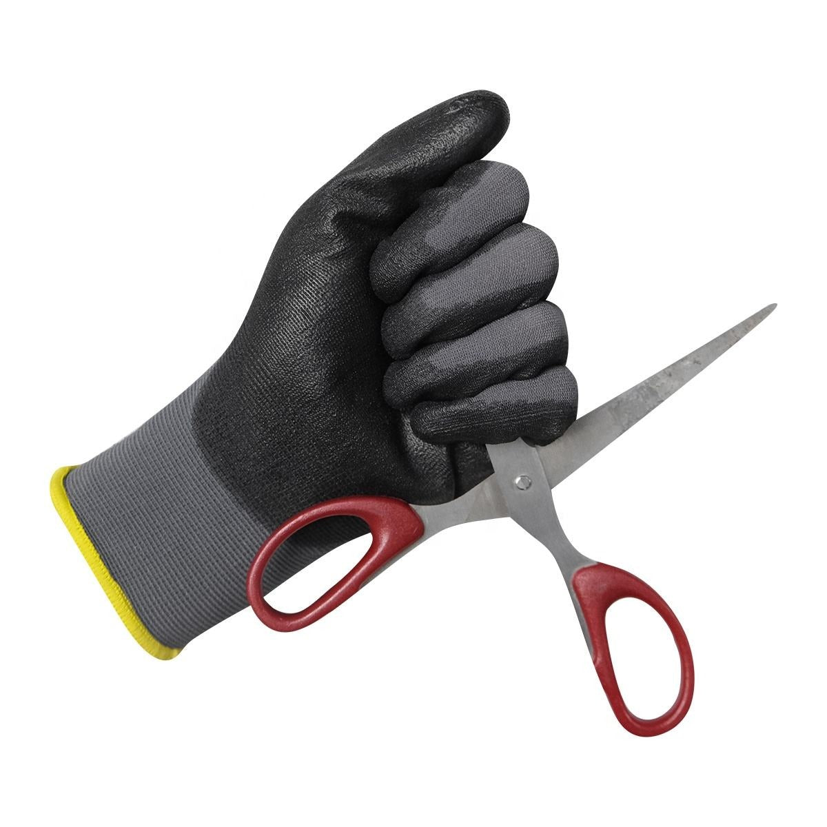 Work Gloves PU Coated General Purpose Hand Protection Garden Mechanic 120PCS-3