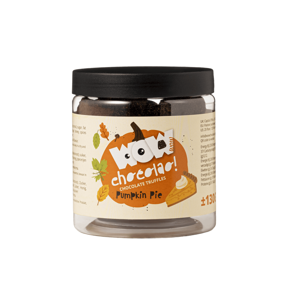 Pumpkin Pie Chocolate Truffles Gift Jar 130g | Autumn Dessert Chocolate-1