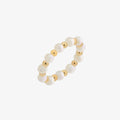 Mother of Pearl stretched ring-0