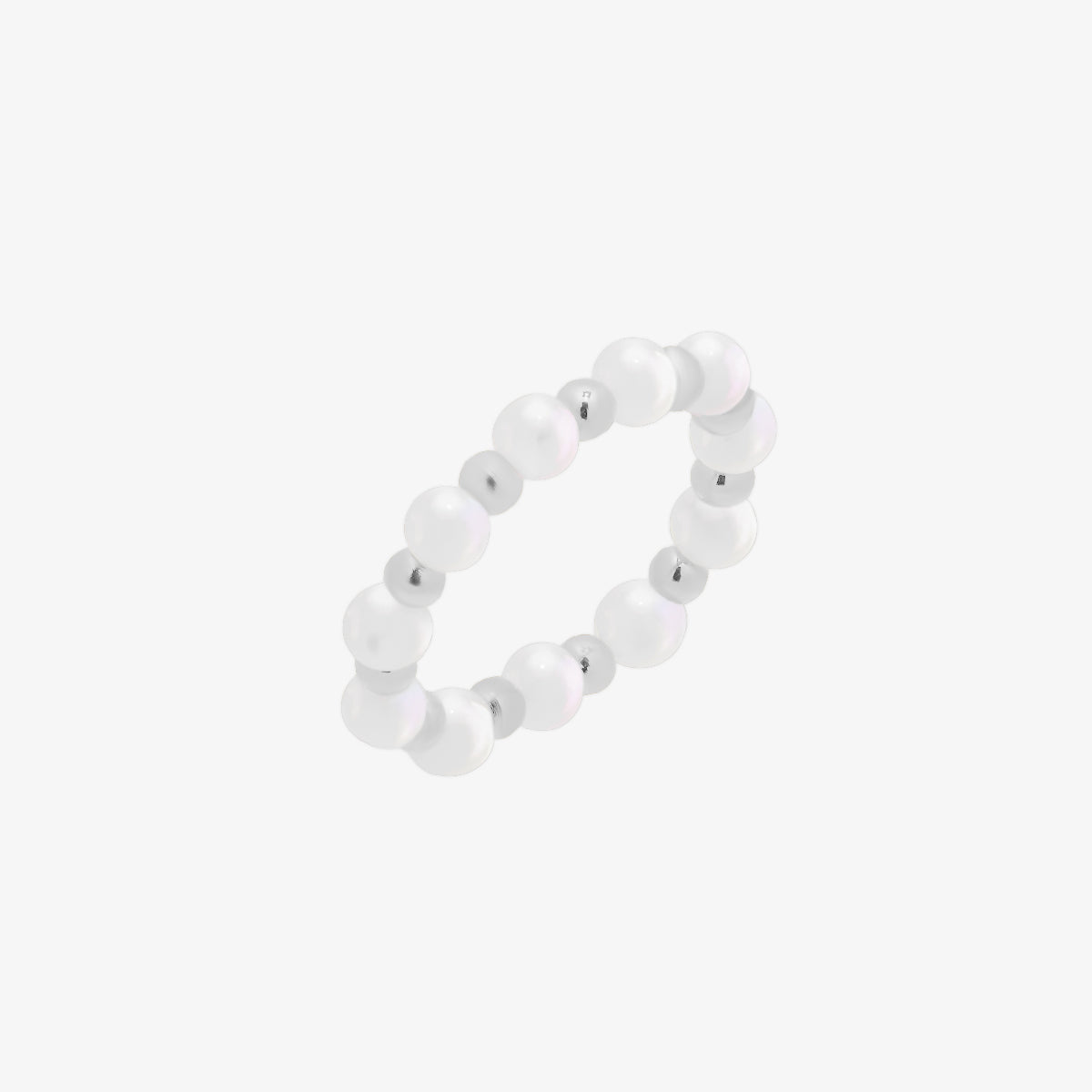 Mother of Pearl stretched ring-1