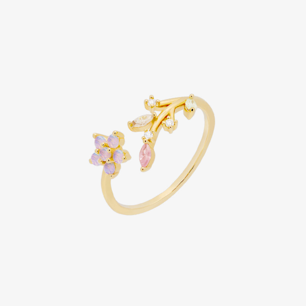 Laurel flower ring-0