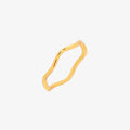 Minimalist Wave Ring-0