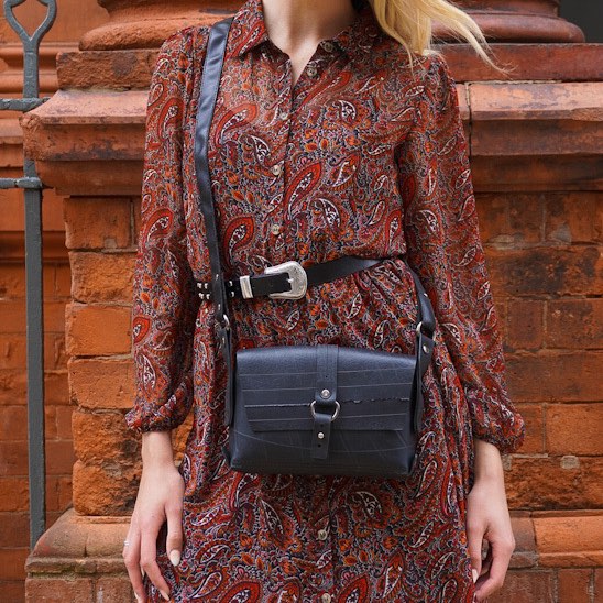 Reina Recycled Rubber Vegan Handbag-3