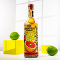 750ml bottle of red grapefruit rosemary margarita mix for craft cocktails and mocktails