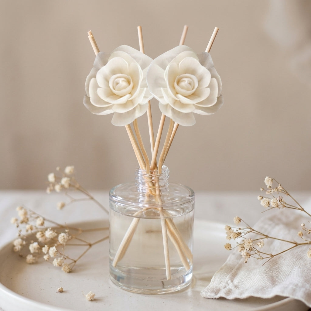 Floral & Feminine Reed Diffuser Collection – Rose, Lavender & Jasmine-0