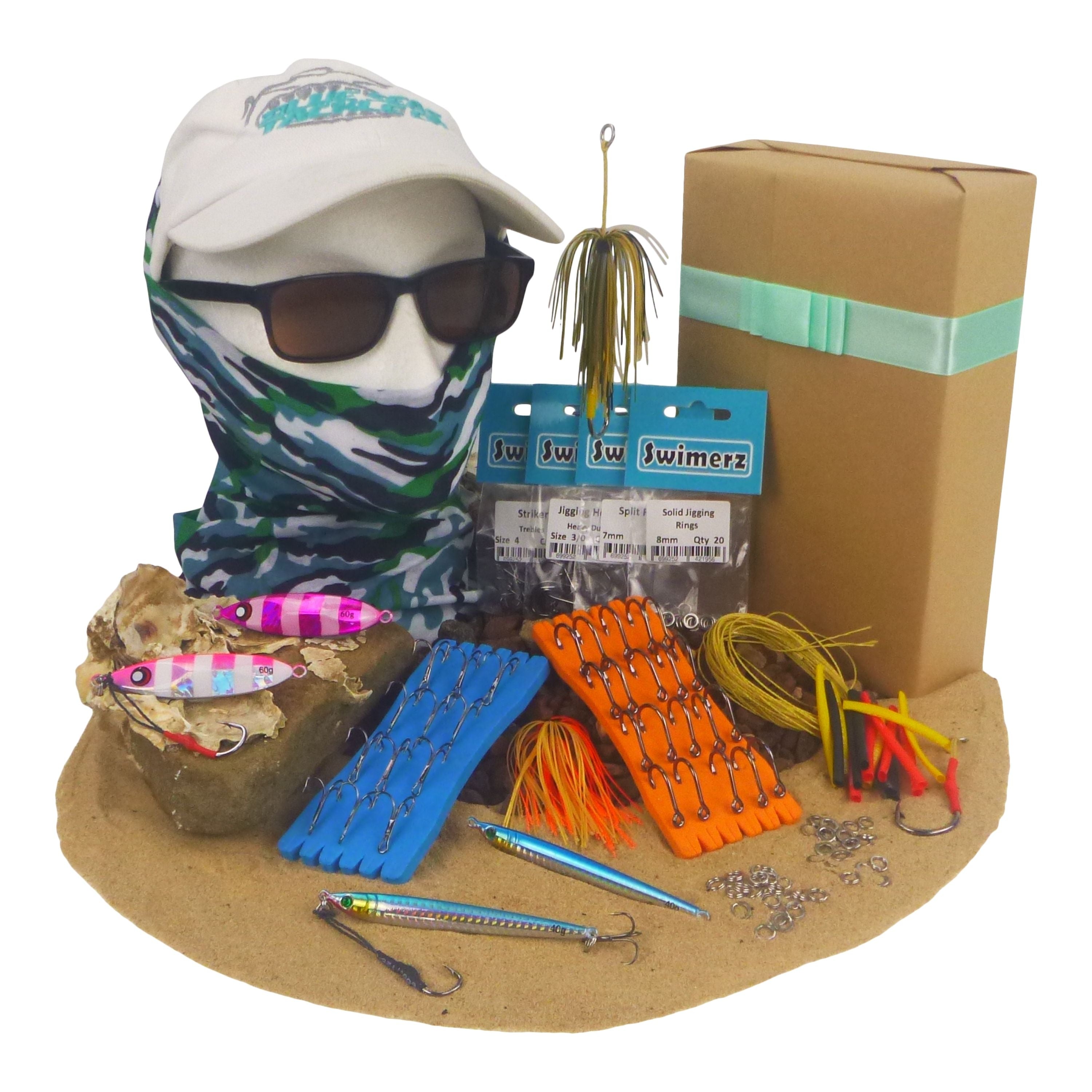 The Reef Jigger Gift Pack featuring assorted offshore lures, heavy duty hooks, and rigging accessories — view 2
