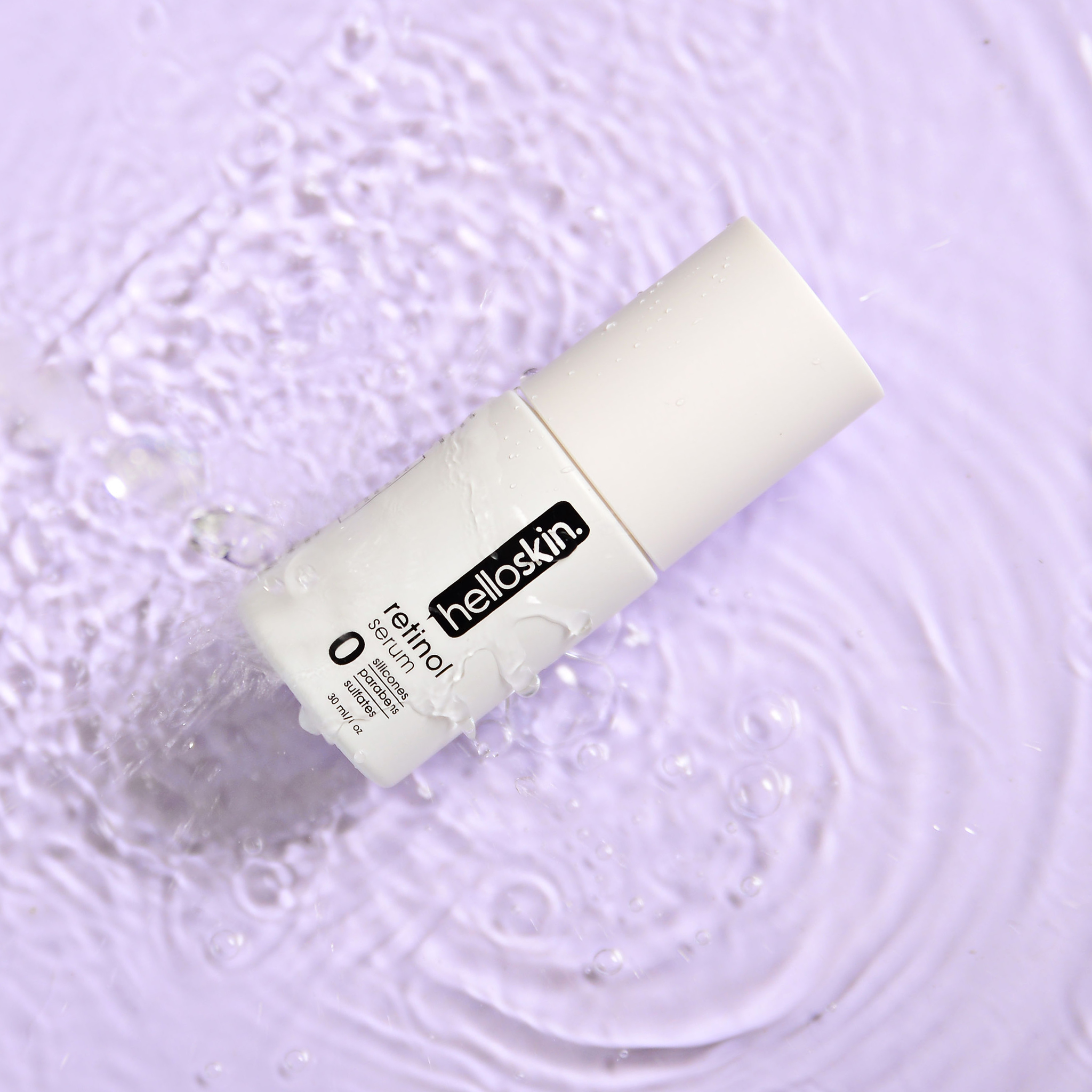 Helloskin 1 percent retinol facial serum bottle for anti-aging and skin texture refinement — view 3