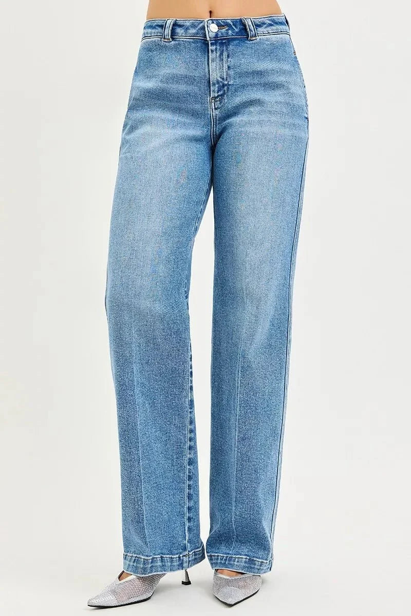 RISEN Slouchy Straight Jeans-2