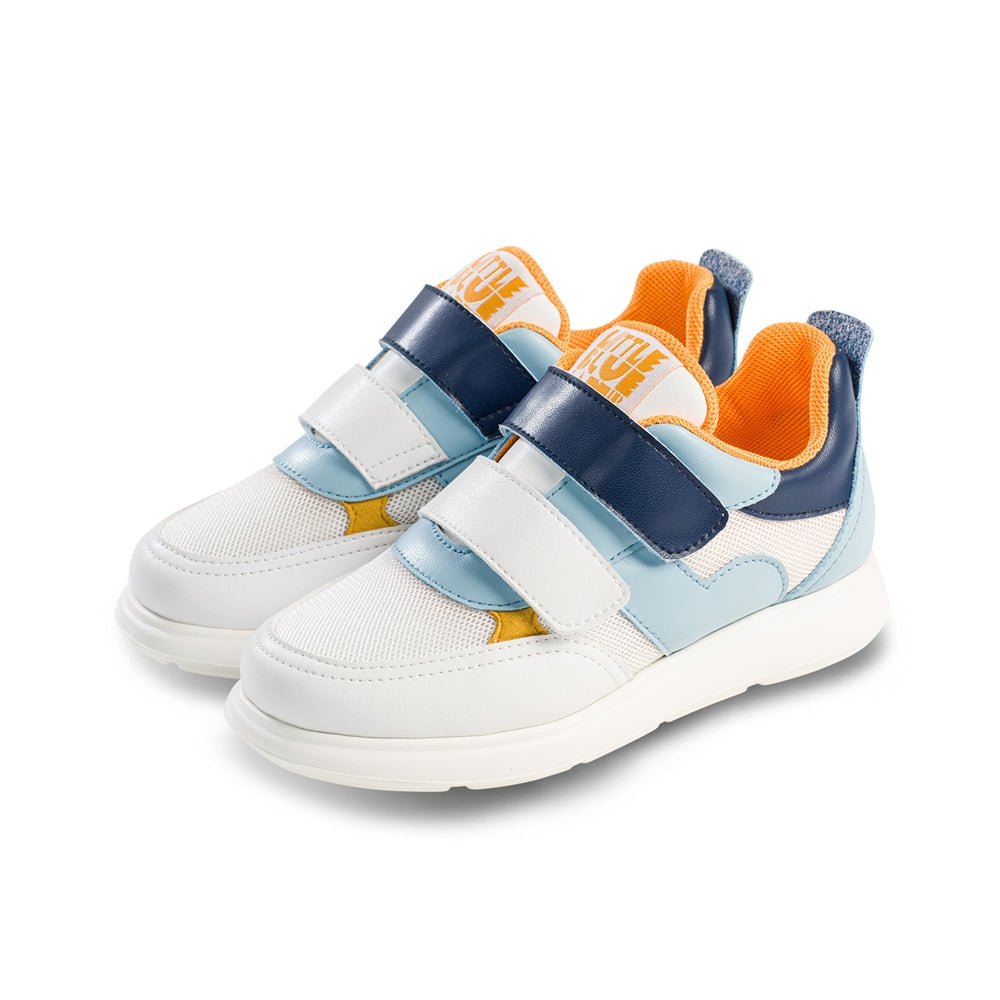 River Extra Lightweight Kids Sneakers in breathable mesh with velcro closure and thick durable rubber sole — view 2