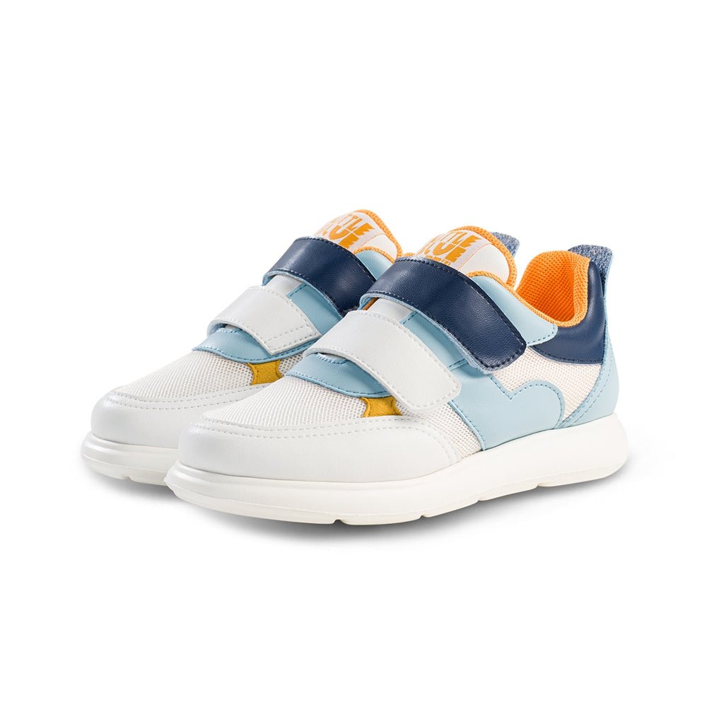 River Extra Lightweight Kids Sneakers in breathable mesh with velcro closure and thick durable rubber sole — view 3