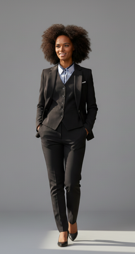 The black edit 3-piece pantsuit-1