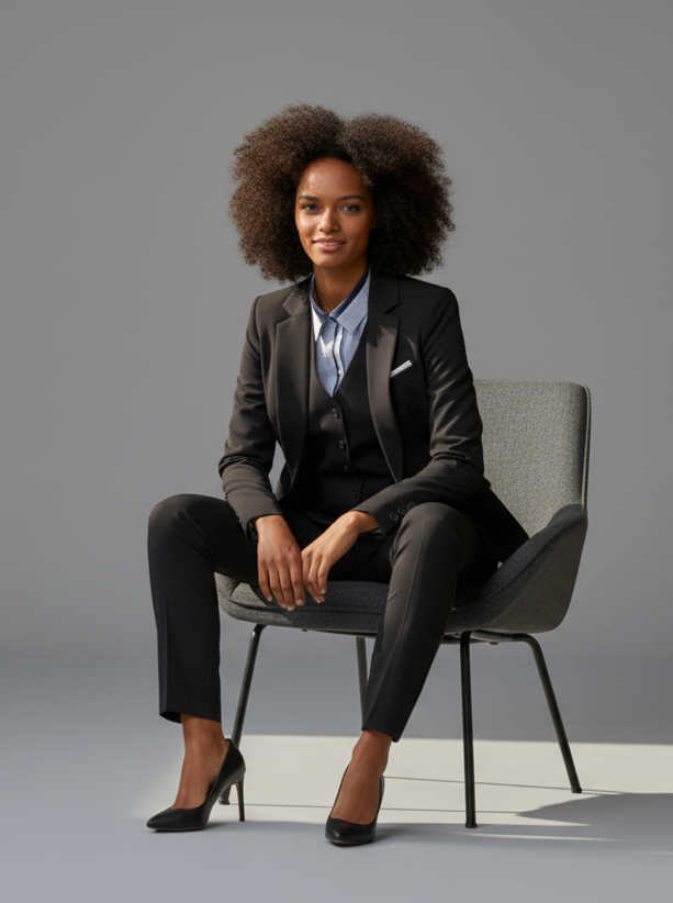 The black edit 3-piece pantsuit-2