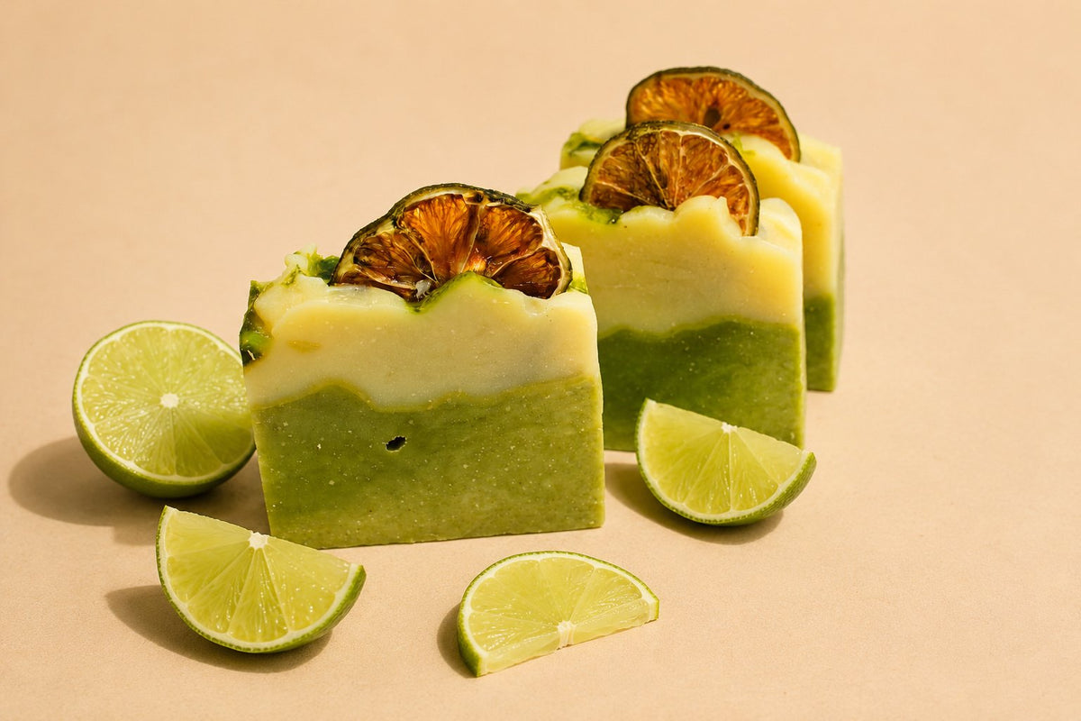 Limited Edition Lime & Chlorella Handmade Soap-2