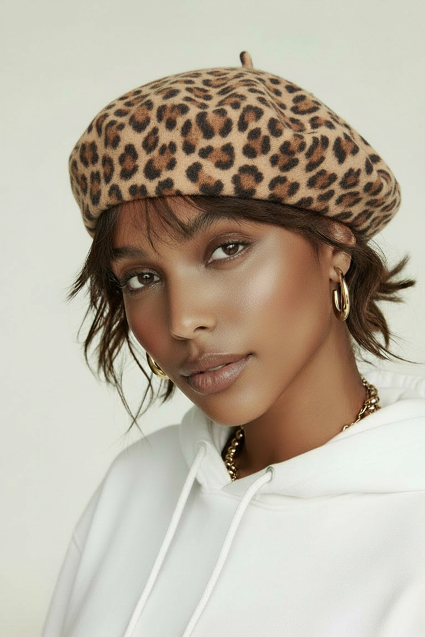 FRENCH LEOPARD BERET-2