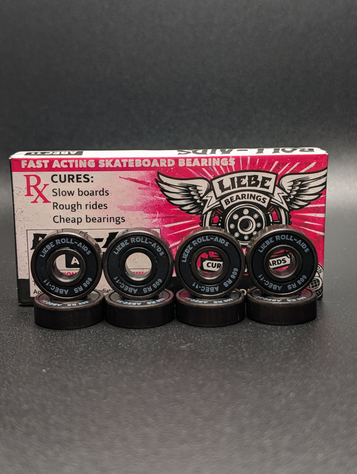 Liebe Roll-Aids ABEC 11 Bearings-0