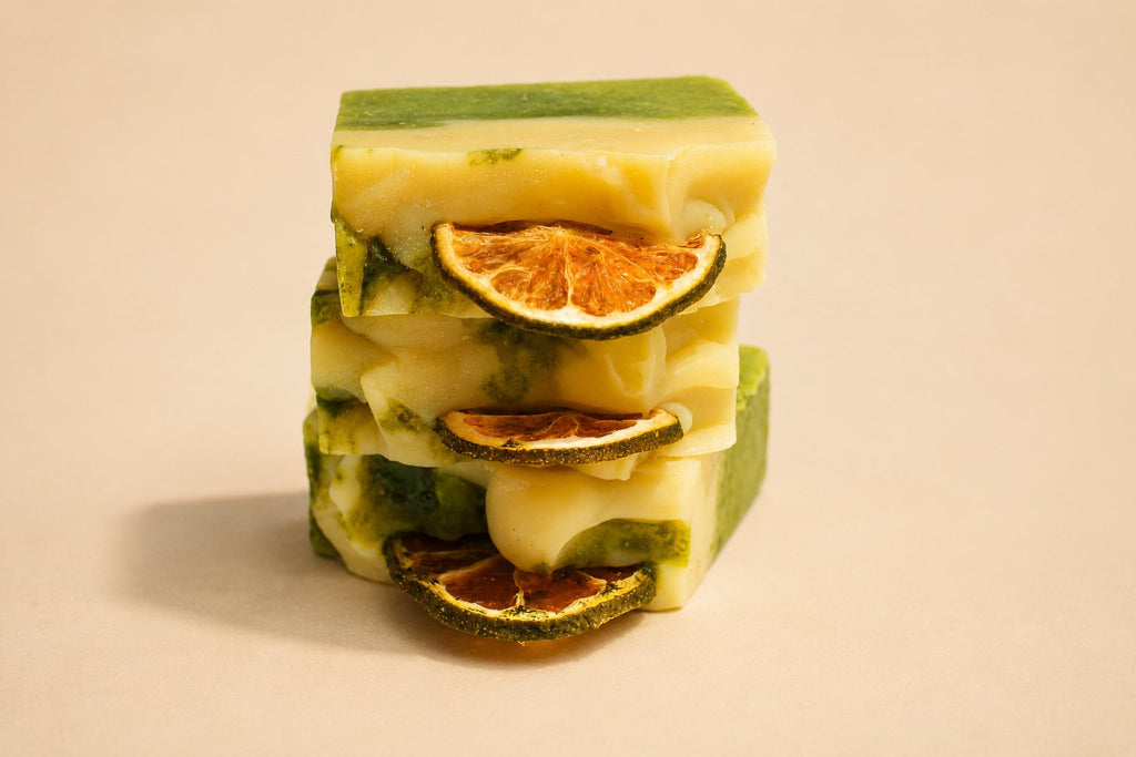 Limited Edition Lime & Chlorella Handmade Soap-3