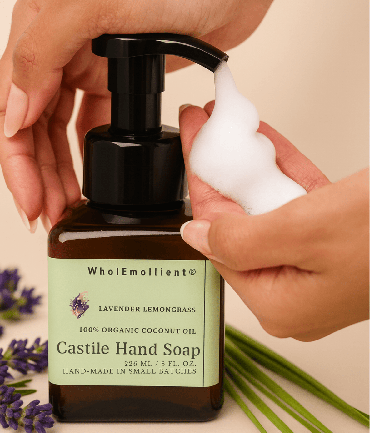 WholEmollient® Organic Coconut Oil Foaming Hand Soap-2