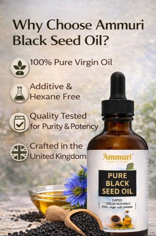 Cold-Pressed Black Seed Oil for Skin & Hair | Ammuri-2