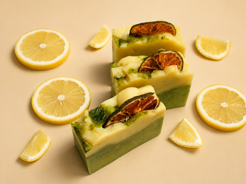 Limited Edition Lime & Chlorella Handmade Soap-1