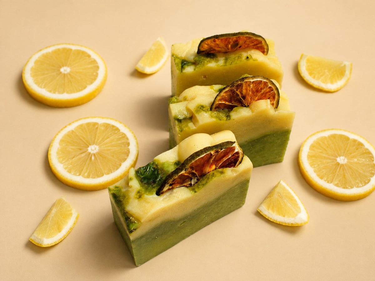 Limited Edition Lime & Chlorella Handmade Soap-1