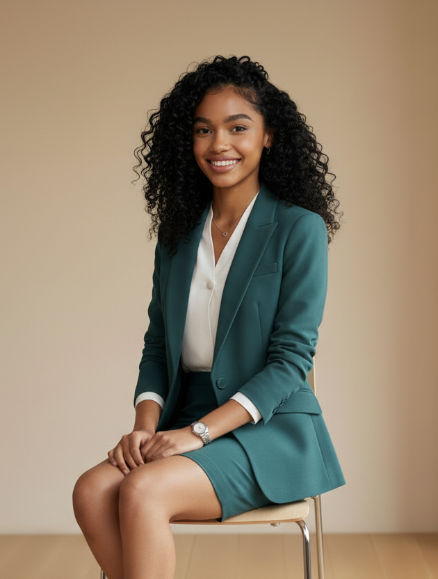 The green forest edition skirt suit (UK size 16)-1