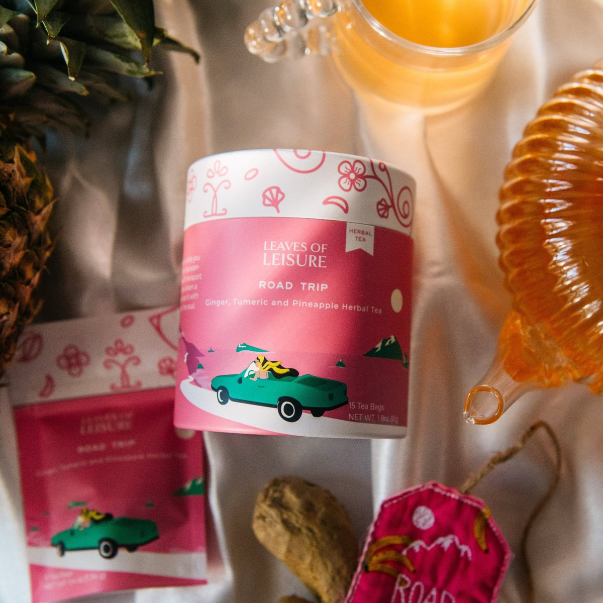 Road Trip Herbal Tea | Turmeric, Ginger, Pineapple-3