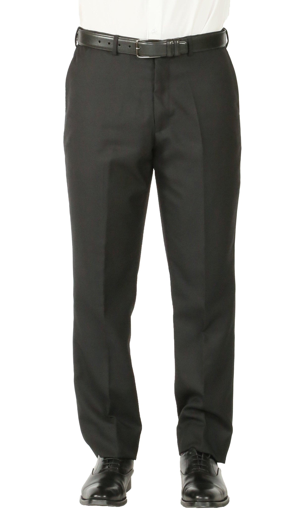 Rod Premium Black 2 Piece Wool Suit Stain Resistant Traveler Suit with 2 Pairs of Pants-3