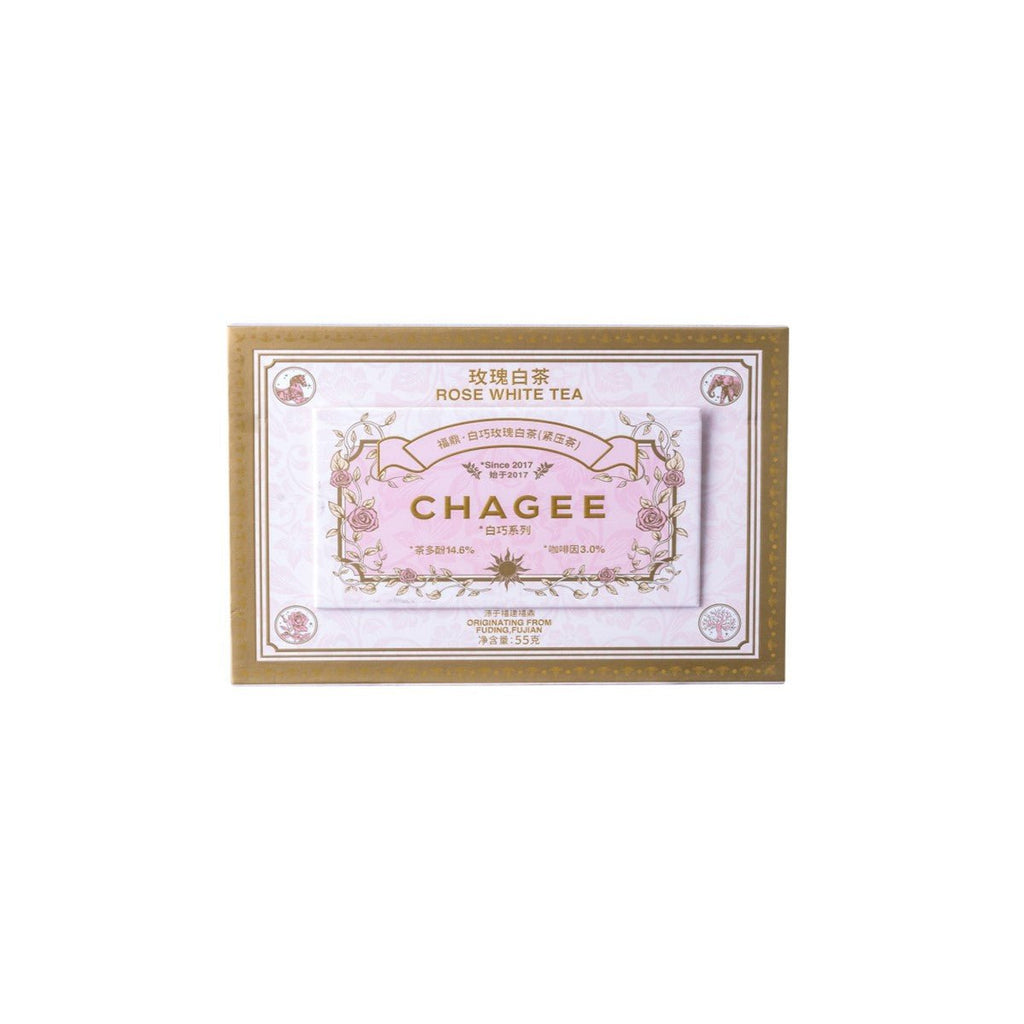 Rose velvet white tea blended with aged Shoumei leaves and premium pink Pingyin rose blossoms — view 2