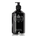 Refillable pump bottle of luxurious rose bottlebrush and lime hand and body wash cleanser gel