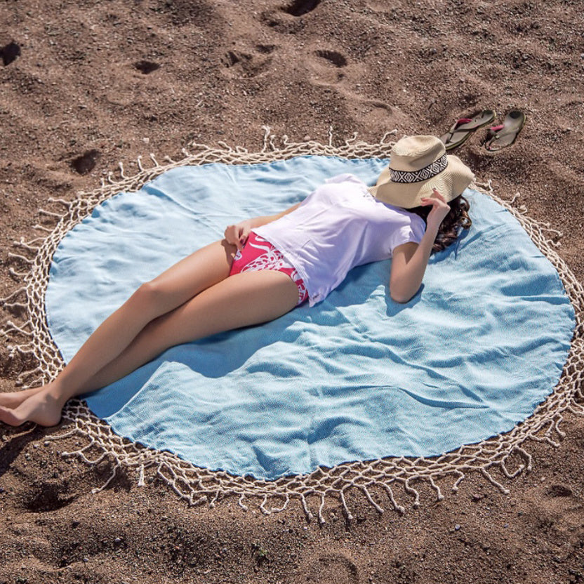 Round Beach Towel-0