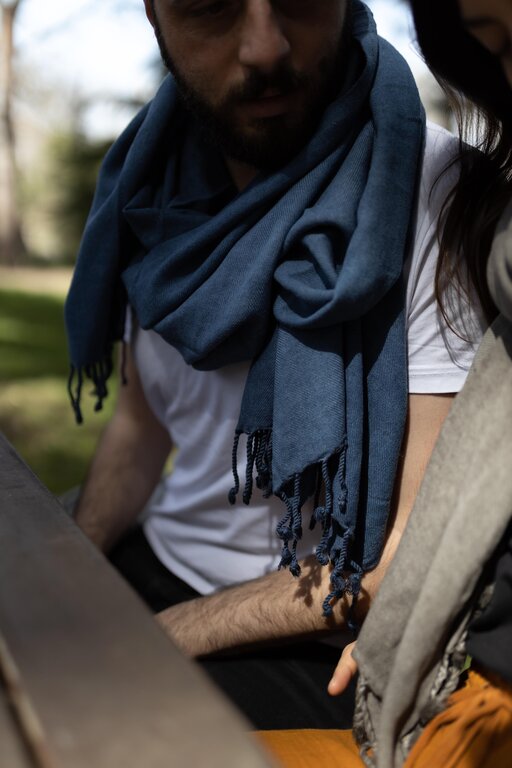 Stonewashed scarf "Antalya"-11