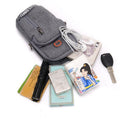 WAUTTON running arm bag and mobile phone holder with secure zipper and adjustable strap