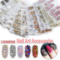1440 pieces of crystal clear flat bottom glass rhinestones for sparkling 3D nail art designs
