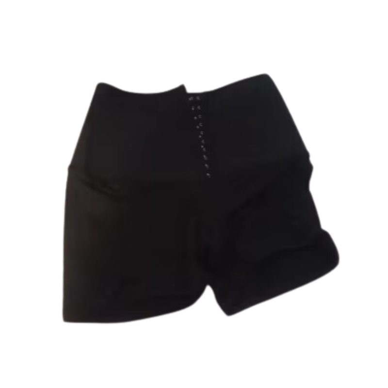 Women's black sweat sauna slimming pants body shaper for intense gym workouts and waist training