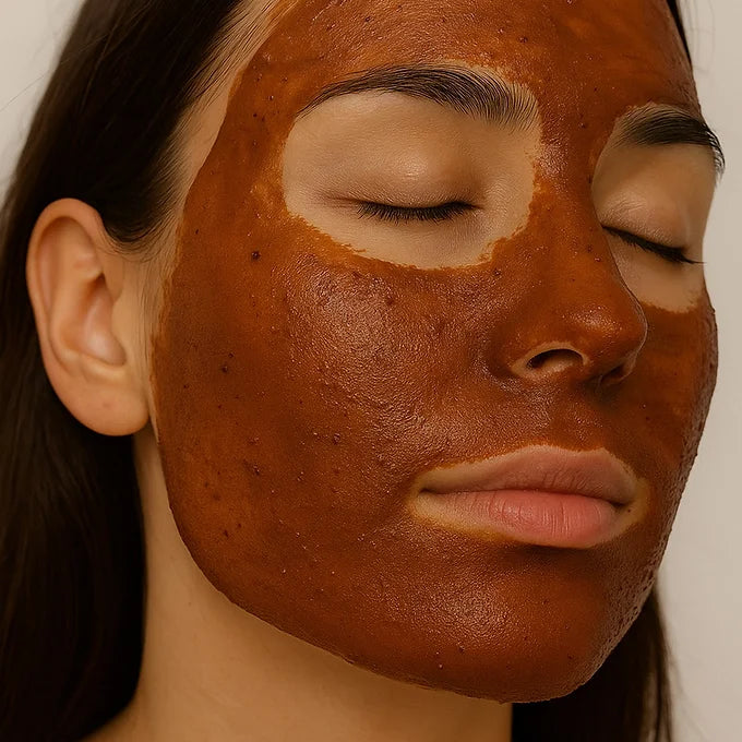 Organic scrub face exfoliator container, premium clean skincare for smoothing and renewing — view 3
