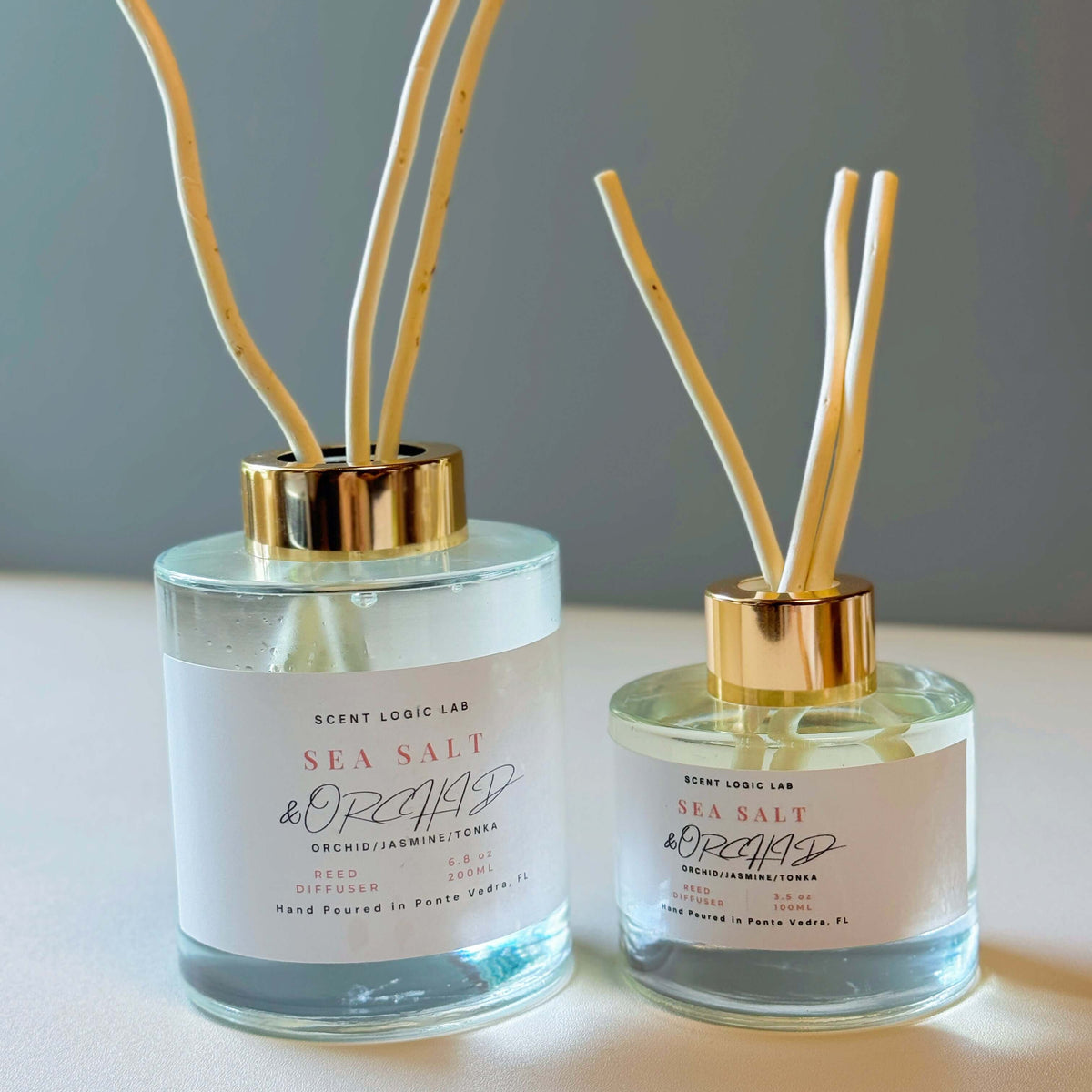 Sea Salt & Orchid Reed Diffuser | 100ml & 200m-4