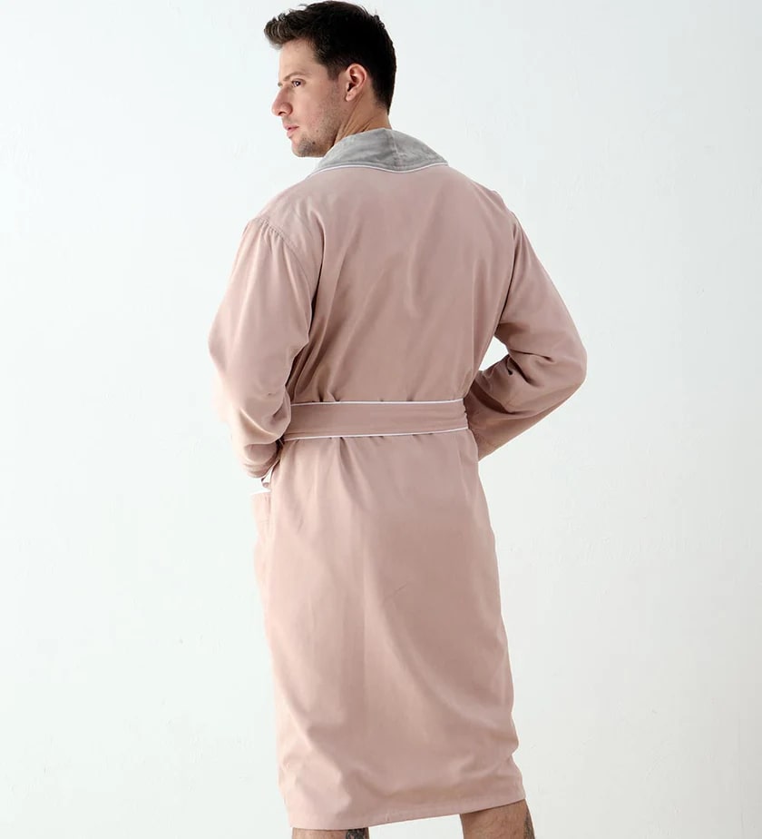 Men's Luxury Microfiber Spa Robe-4