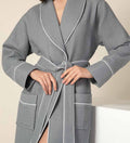 Women's Full Length Waffle Hotel Robe-1