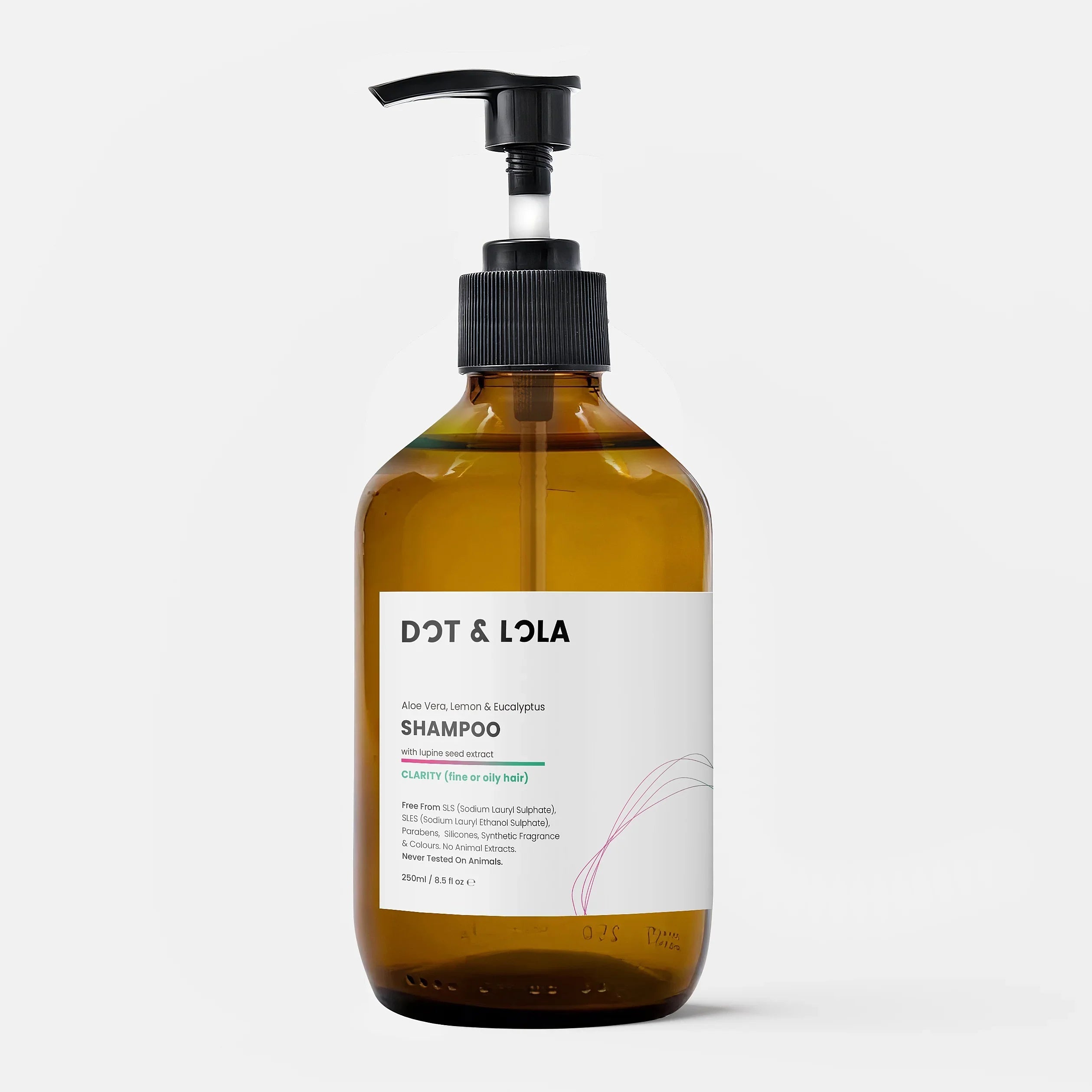 Clarity clarifying shampoo for fine hair natural plant based liquid formula in a sustainable minimalist bottle — view 3
