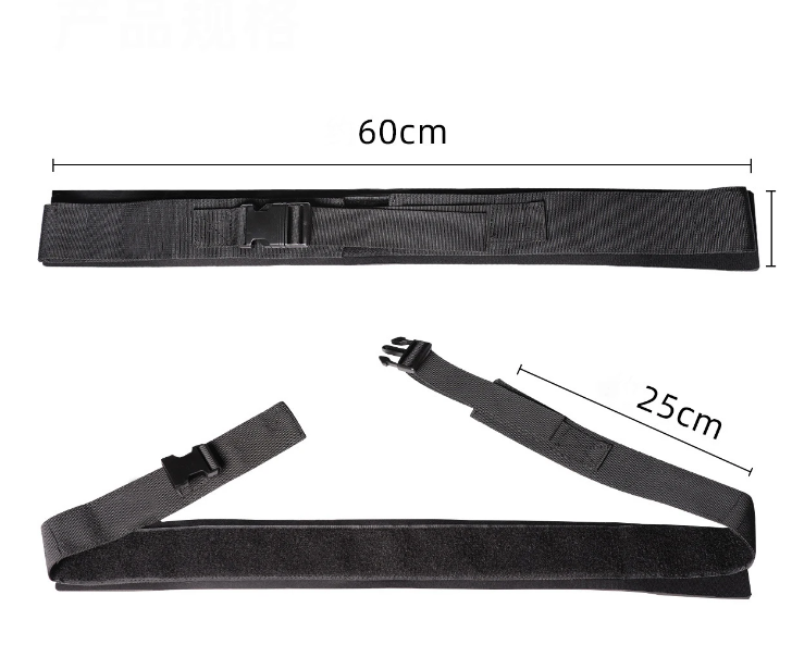 Black hip thrust belt with built-in padded cushion holding dumbbells for home glute bridge workout — view 5