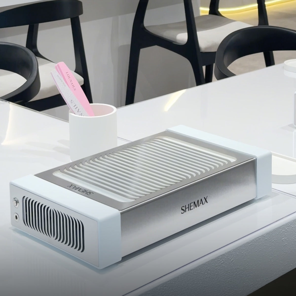 SHEMAX Style Pro White Nail Dust Collector-1