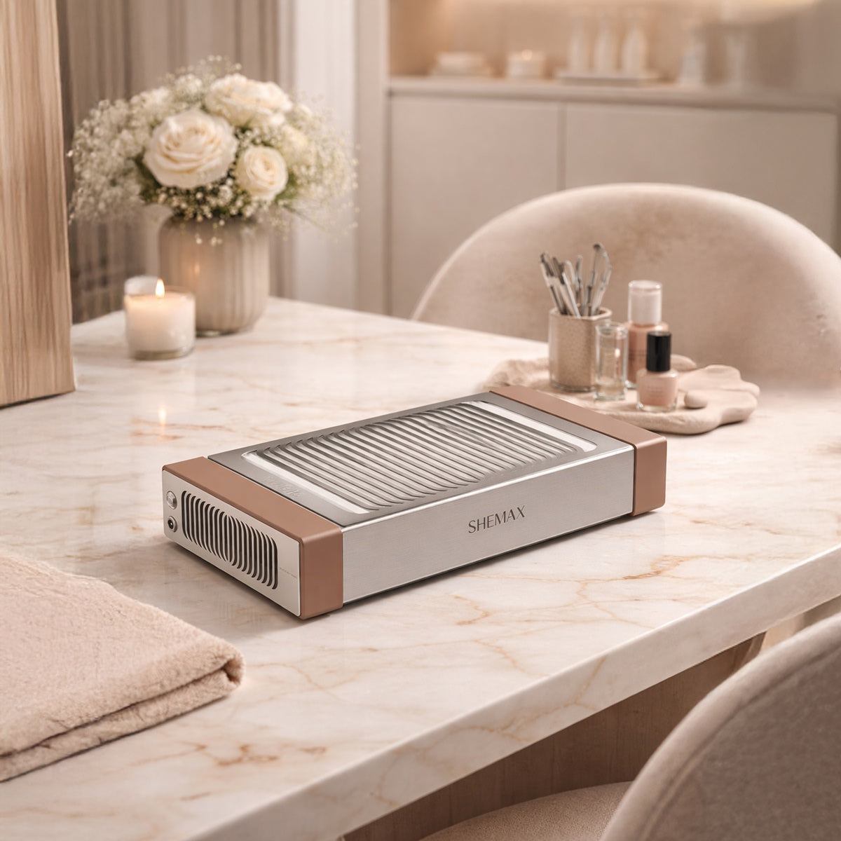 SHEMAX Style Pro Mocha Mousse Nail Dust Collector-1