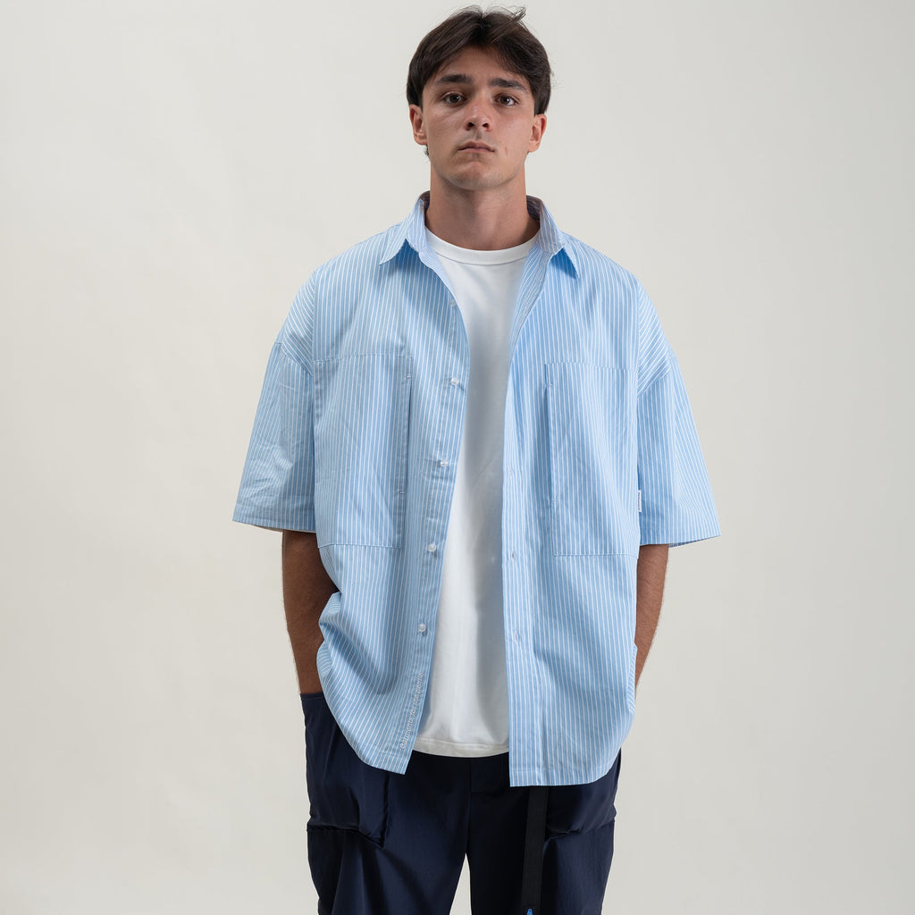 Sidepull SL Shirt / Blue Stripe-1