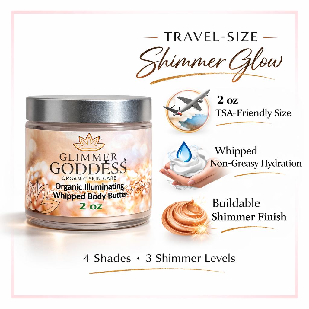 Organic Shimmer Body Butter 2 oz – Travel-12