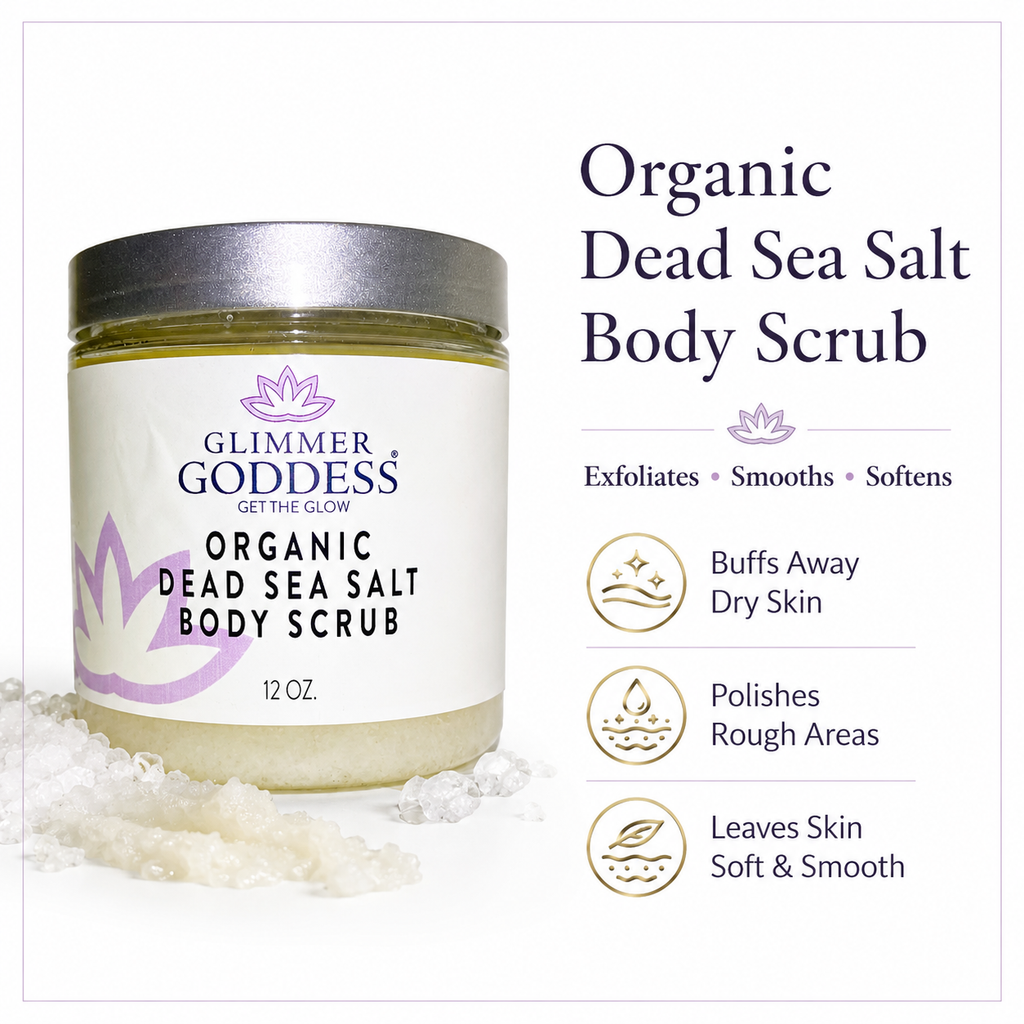 Organic Dead Sea Salt Body Scrub – Exfoliates, Detoxifies & Firms Skin-5