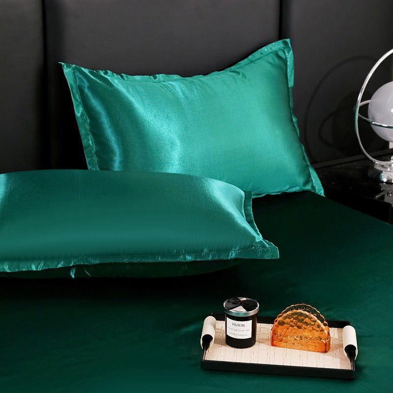 Signature silk touch pillowcase pair, smooth and breathable polyester fabric for bedding — view 2